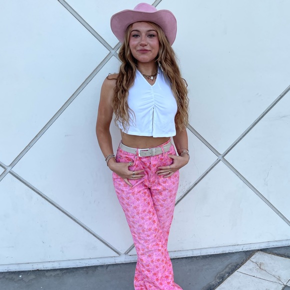 Zara Tops - Motel rocks halter open back crop top